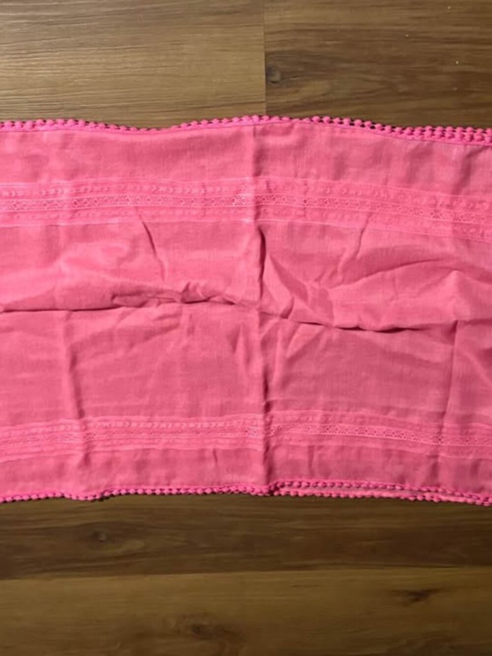 Pink scarf